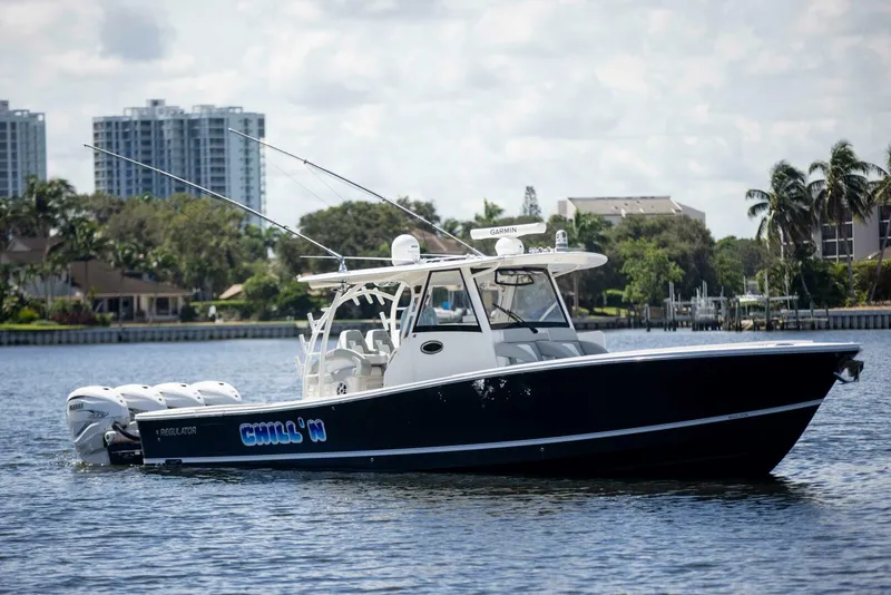 Slide: The Image of Regulator 41 2021 - Exterior Profile 2021 Regulator 41 Center Console - 4715736