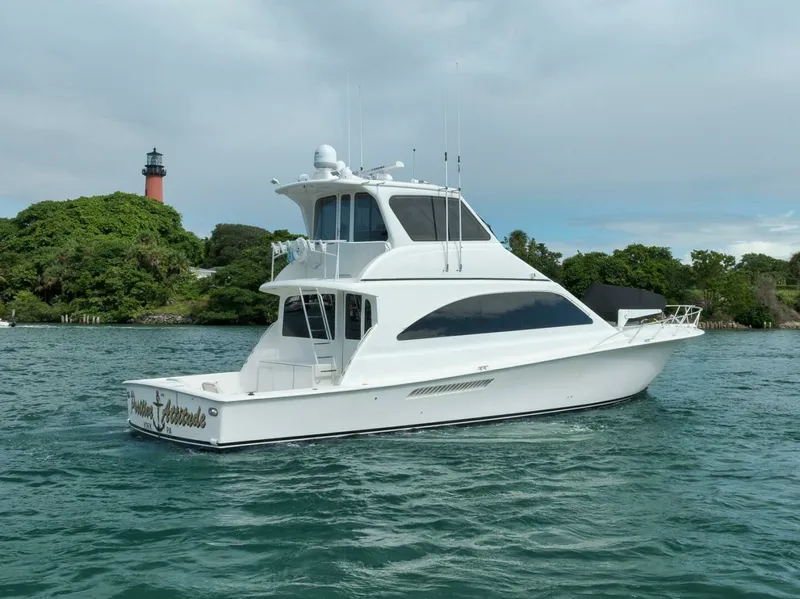Slide: The Image of Ocean 57 Positive Attitude - Exterior Profile 2004 Ocean 57 Enclosed Bridge Positive Attitude - 7652178