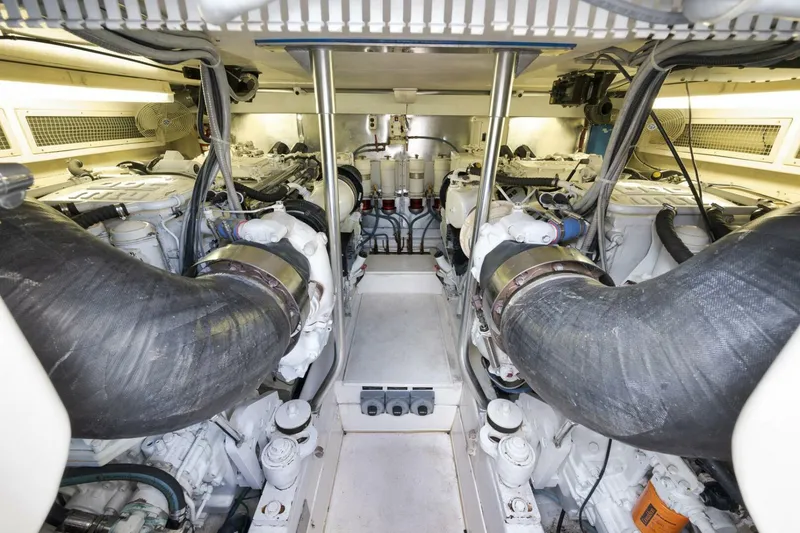 Slide: The Image of Ocean 57 Positive Attitude - Engine Room 2004 Ocean 57 Enclosed Bridge Positive Attitude - 4716064