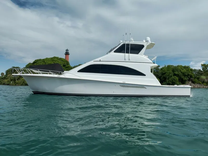 Slide: The Image of Ocean 57 Positive Attitude - Exterior Profile 2004 Ocean 57 Enclosed Bridge Positive Attitude - 4716070