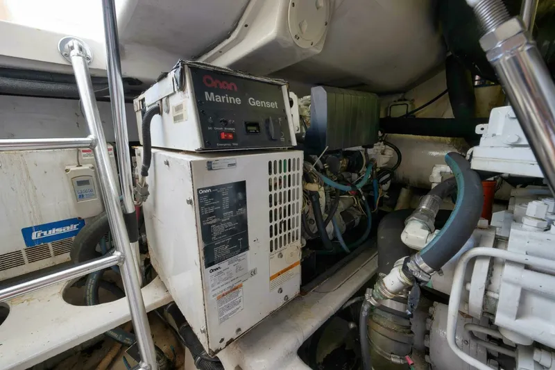Slide: The Image of Ocean 57 Positive Attitude - Engine Room 2004 Ocean 57 Enclosed Bridge Positive Attitude - 7652173