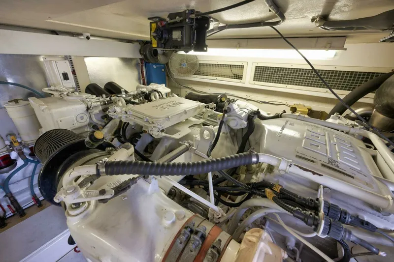 Slide: The Image of Ocean 57 Positive Attitude - Engine Room 2004 Ocean 57 Enclosed Bridge Positive Attitude - 7652174