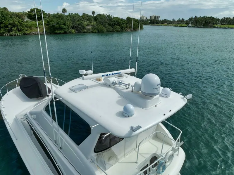 Slide: The Image of Ocean 57 Positive Attitude - Exterior Profile 2004 Ocean 57 Enclosed Bridge Positive Attitude - 7652181