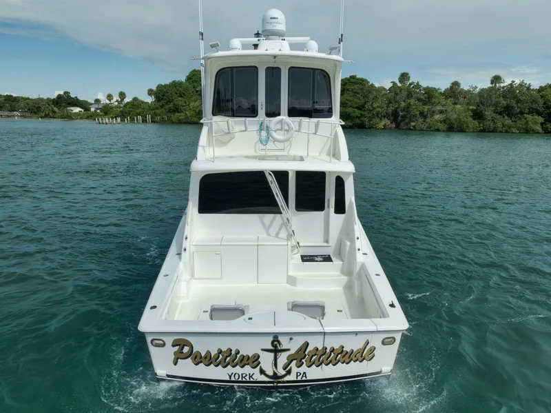 Slide: The Image of Ocean 57 Positive Attitude - Exterior Profile 2004 Ocean 57 Enclosed Bridge Positive Attitude - 7652180