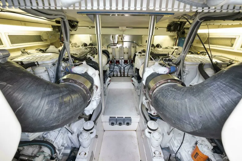 Slide: The Image of Ocean 57 Positive Attitude - Engine Room 2004 Ocean 57 Enclosed Bridge Positive Attitude - 7652171
