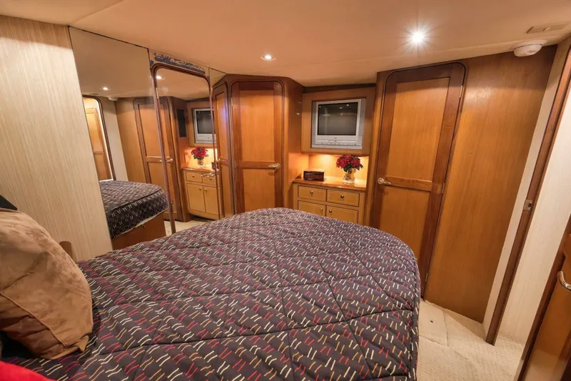 Slide: The Image of Ocean 57 Positive Attitude - Interior Stateroom 2004 Ocean 57 Enclosed Bridge Positive Attitude - 7652156