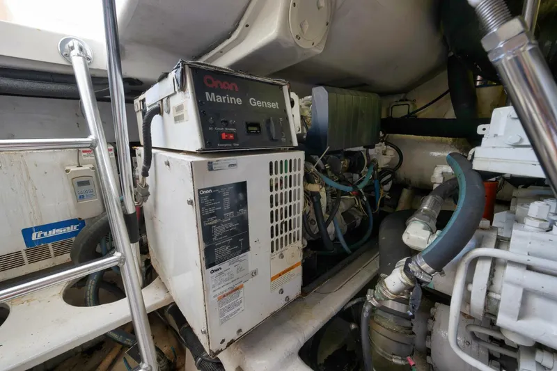 Slide: The Image of Ocean 57 Positive Attitude - Engine Room 2004 Ocean 57 Enclosed Bridge Positive Attitude - 4716066