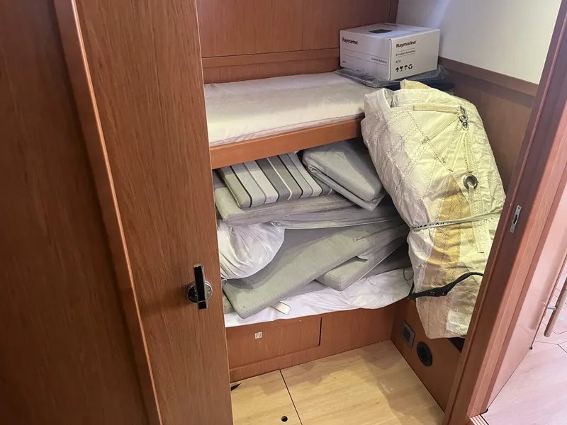 Slide: The Image of 2014 Beneteau SENSE 50 Guest Cabin - Bunk Beds - 4723986