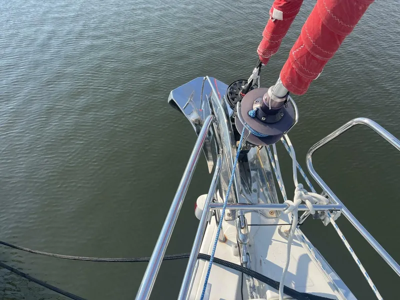 Slide: The Image of 2014 Beneteau SENSE 50 Anchor Roller with Bobstay - Genoa & Jib Top - 4724001