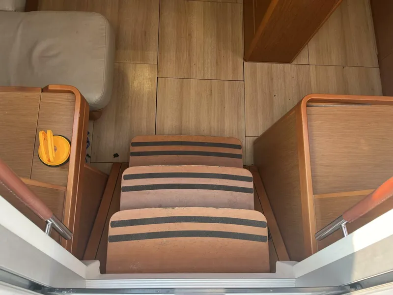 Slide: The Image of 2014 Beneteau SENSE 50 Companionway Steps - 4723968