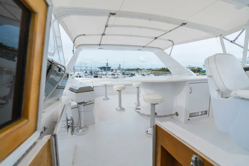 Slide: The Image of Hatteras Sport Deck Motor Yacht 1998 - 4724875