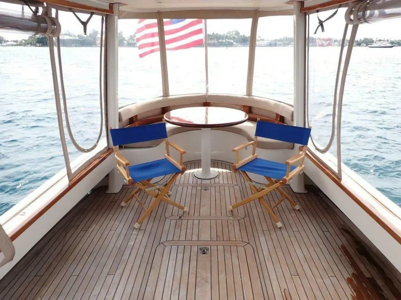 Slide: The Image of Launch 45 BLUE JACKET -Aft Deck 2021 Custom Launch Pilothouse 45 BLUE JACKET - 4726657