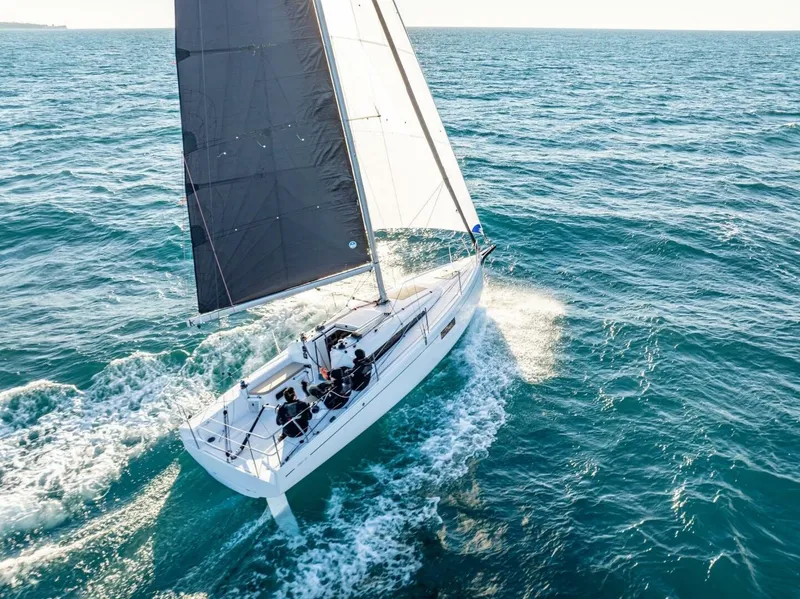 The Image of Beneteau First 30 Sailing Overhead - 5106676