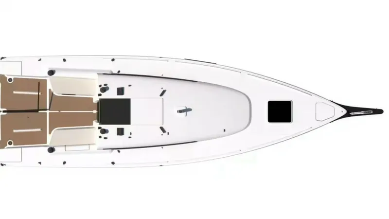 Slide: The Image of Beneteau First 30 New for 2025 Deck Layout Drawing - 4963087