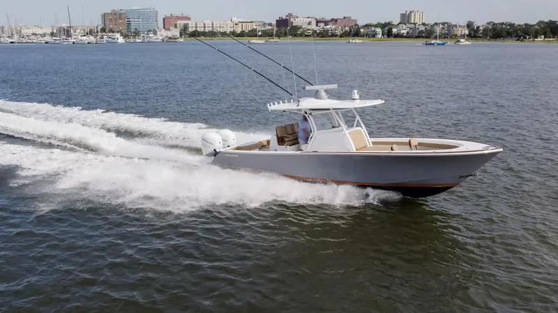Slide: The Image of Valhalla 33 - exterior profile 2020 Valhalla 33 Center Console - 4737380