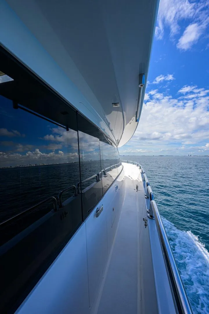 Slide: The Image of Hargrave 100 Second Amendment- Companionway 2018 Hargrave 100 Raised Pilothouse Second Amendment  - 4743887