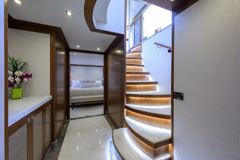 Slide: The Image of Hargrave 100 Second Amendment- Port Foyer 2018 Hargrave 100 Raised Pilothouse Second Amendment  - 4744404