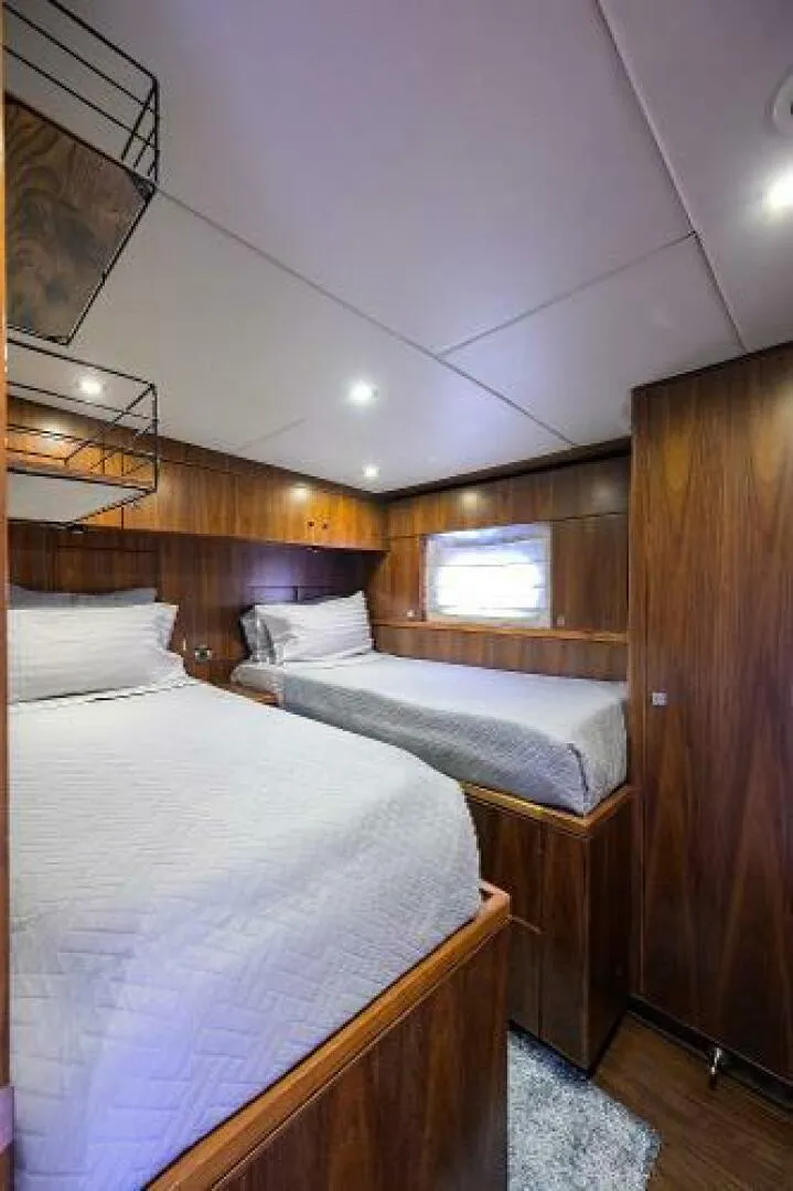 Slide: The Image of Hargrave 100 Second Amendment- Crew Quarters 2018 Hargrave 100 Raised Pilothouse Second Amendment  - 4744517