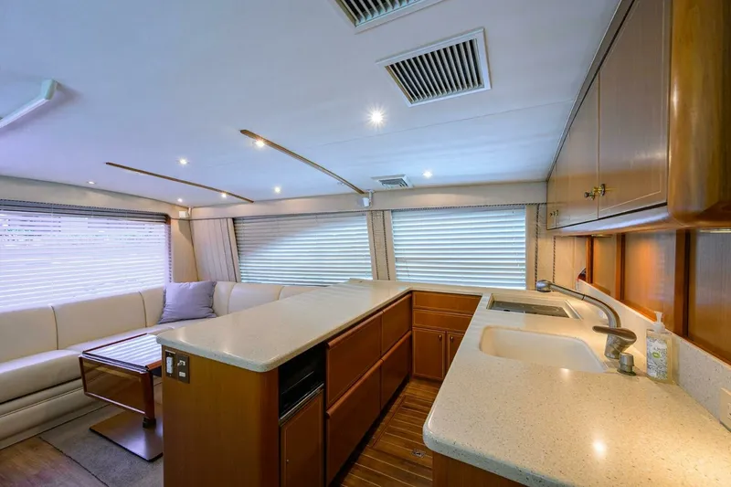 Slide: The Image of Ocean Yachts 50 SUMMEREBLE - Galley 2004 Ocean Yachts 50 SUMMEREBEL - 7652858