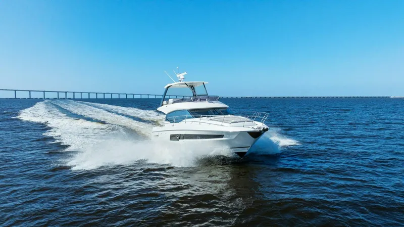 Slide: The Image of 2022 Prestige 460 Flybridge - Brace Yourself Too -Profile - 4759020