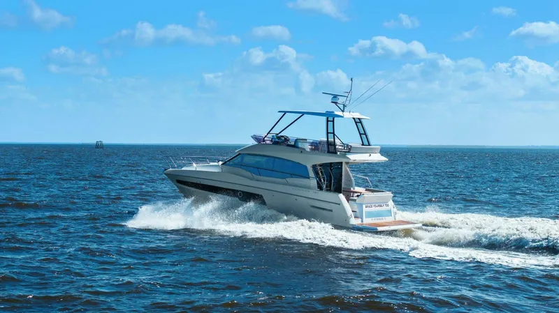 Slide: The Image of 2022 Prestige 460 Flybridge - Brace Yourself Too -Profile - 4759023