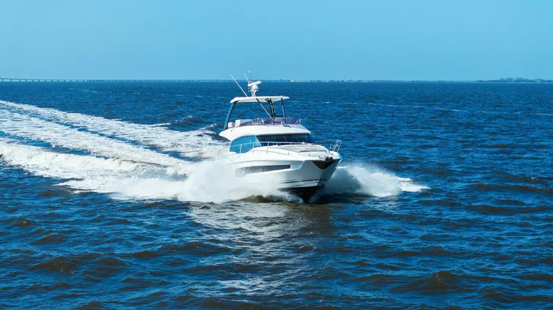 Slide: The Image of 2022 Prestige 460 Flybridge - Brace Yourself Too -Profile - 4759024