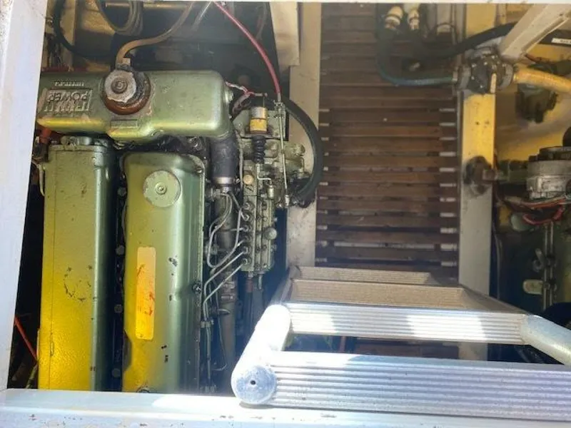 Slide: The Image of Ladder Leading Down into the Engine Room - 4766430
