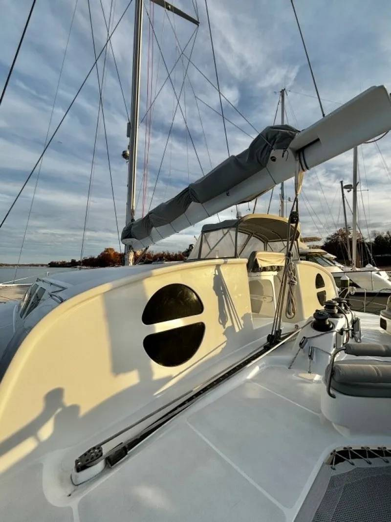 Slide: The Image of Used Sail Catamaran for sale 1991 MORELLI-MILLER Custom Catamaran - FAT CAT - 5533797