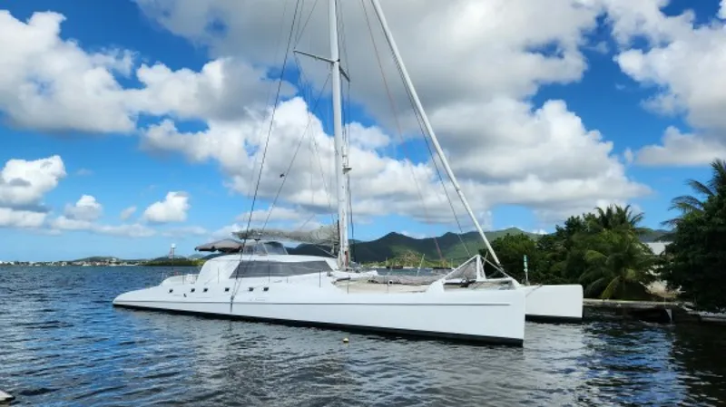 Slide: The Image of Used Sail Catamaran for sale 1991 MORELLI-MILLER Custom Catamaran - FAT CAT - 5533824