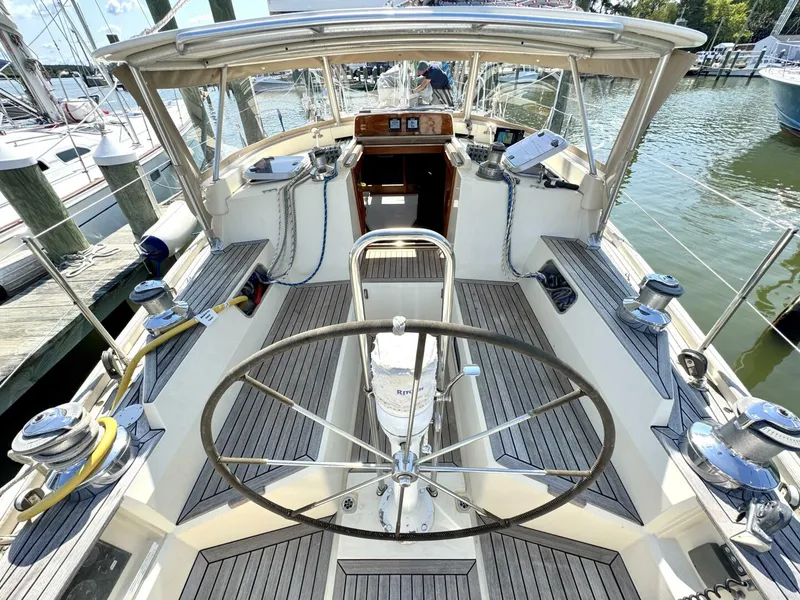 Slide: The Image of Bowman 48 Aft Cockpit 1999 - 4782488