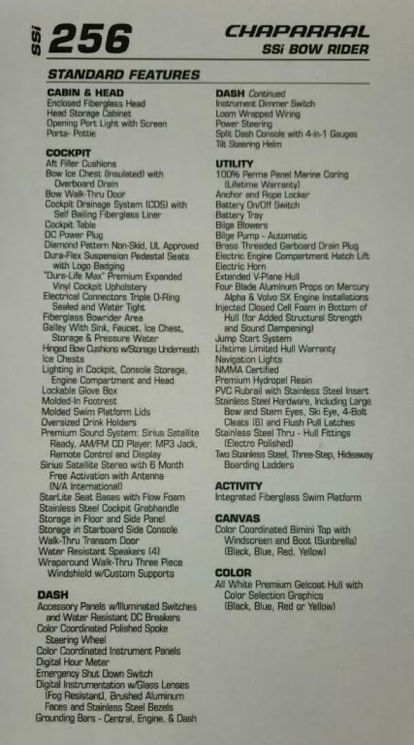 Slide: The Image of Chaparral 256 SSi 2006 - 4790172