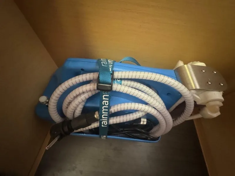 Slide: The Image of 2013 Lagoon 380 S2 - Owner Version This boat is the popular S2, 3 cabin owners' version. The cockpit is protected by a fiberglass hard top with sliding panel over the helm position to allow the skipper excellent visibility of the boat. The boat has new antifoul paint (May 2023), new zincs, - 4791928