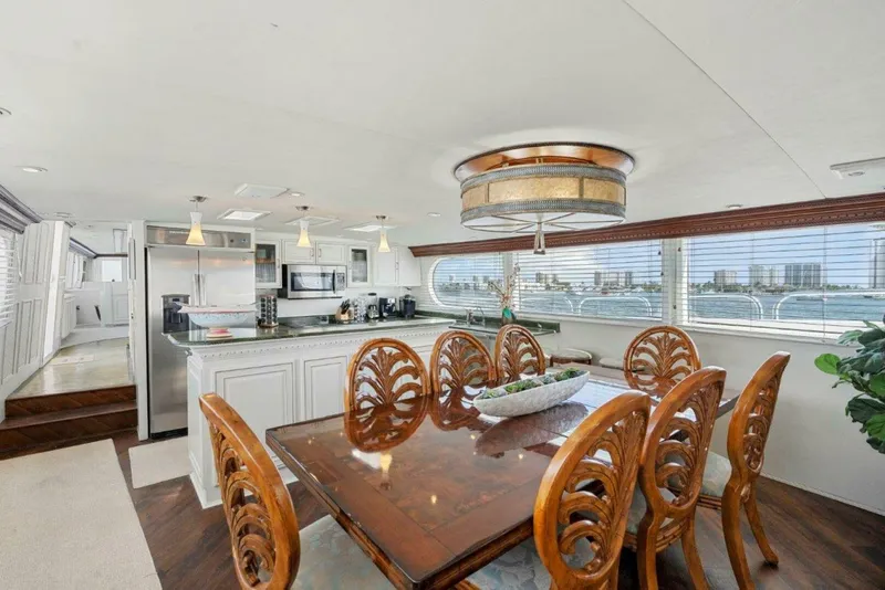 Slide: The Image of Broward 110 Envision - Dining 1984 Broward 110 Motor Yacht - Envision - 4792873