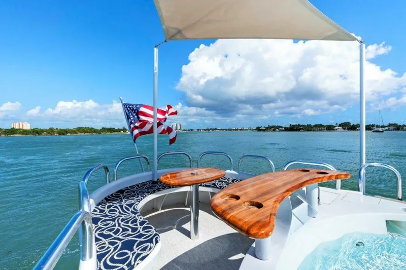 Slide: The Image of Broward 110 Envision - Hot Tub and Seating 1984 Broward 110 Motor Yacht - Envision - 4792934