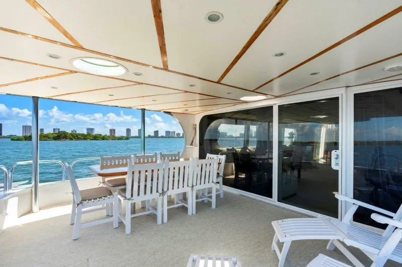 Slide: The Image of Broward 110 Envision - Aft Deck 1984 Broward 110 Motor Yacht - Envision - 4792948