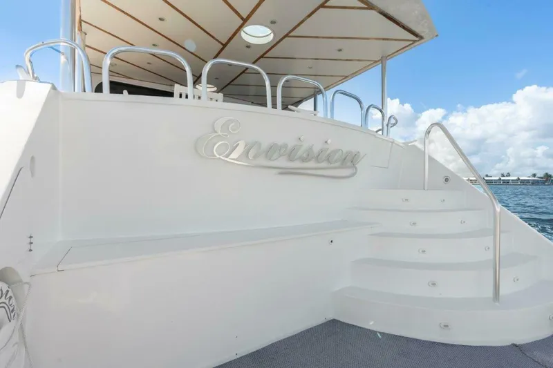Slide: The Image of Broward 110 Envision - Transom 1984 Broward 110 Motor Yacht - Envision - 4792949