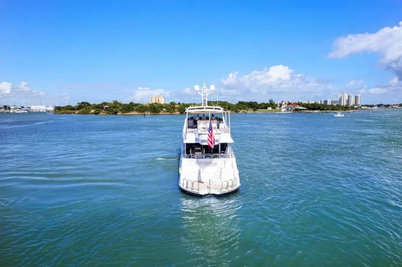 Slide: The Image of Broward 110 Envision - Aft Profile 1984 Broward 110 Motor Yacht - Envision - 4792958