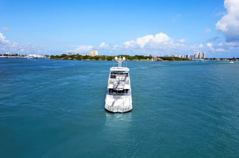 Slide: The Image of Broward 110 Envision - Aft Profile 1984 Broward 110 Motor Yacht - Envision - 4792968