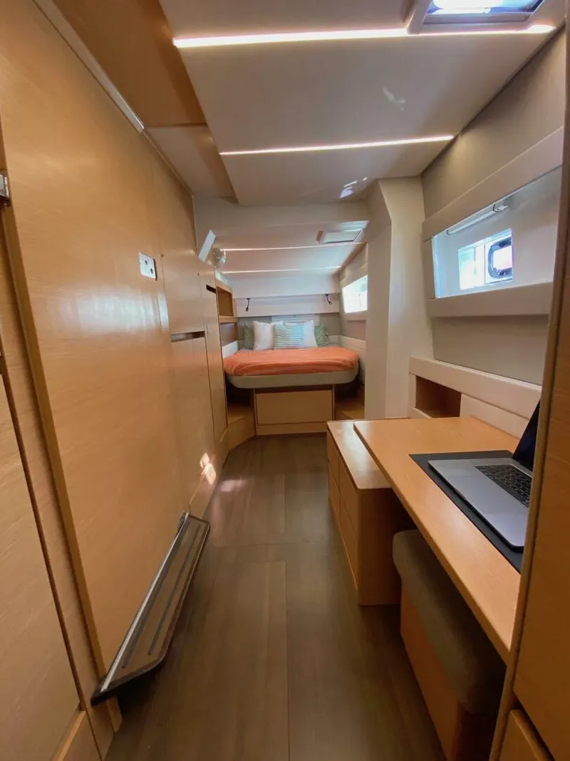 Slide: The Image of ZanyNautitech 2018 46 Open This is the much sought after 3 cabin, 3 head owner's version. A fully loaded Live-Aboard Sailing Catamaran, it has never been chartered and has been only lightly used in the Caribbean and USA. - 4794646