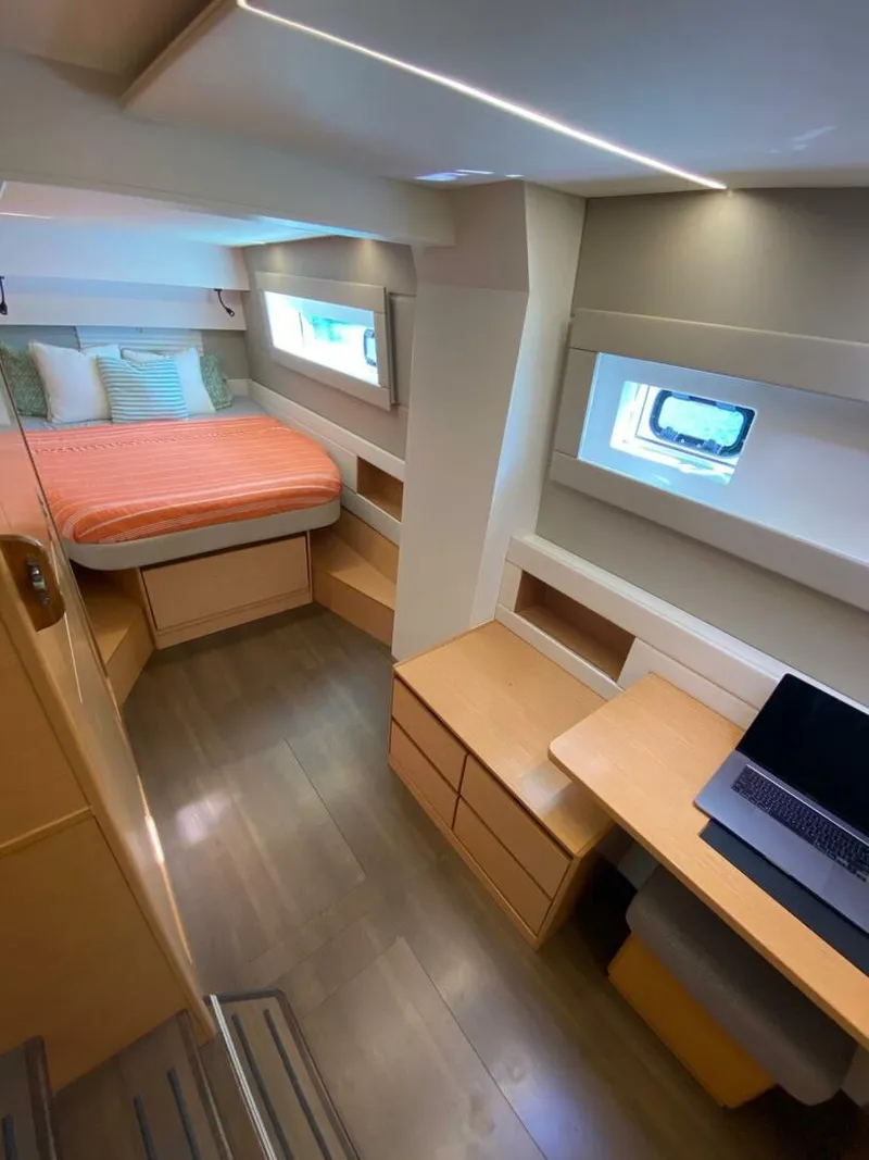 Slide: The Image of ZanyNautitech 2018 46 Open This is the much sought after 3 cabin, 3 head owner's version. A fully loaded Live-Aboard Sailing Catamaran, it has never been chartered and has been only lightly used in the Caribbean and USA. - 4794645