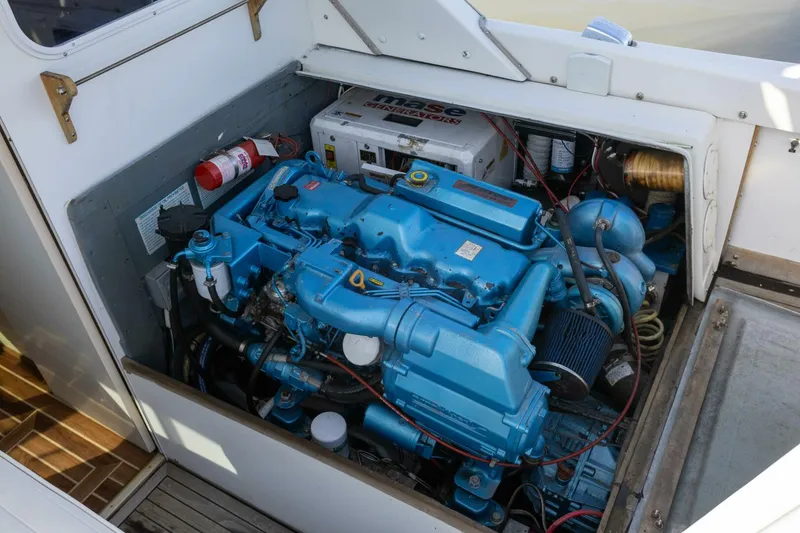 Slide: The Image of Bertram 31 Viajero- Engine Room 1974 Princess 31 Viajero - 4799464