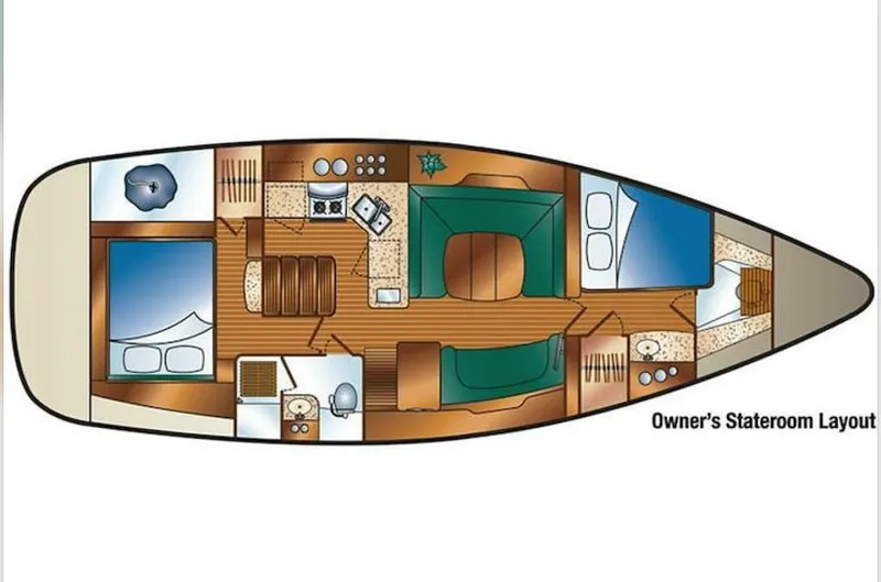 Slide: The Image of Hunter 41 Deck Salon 2008 - 4819601