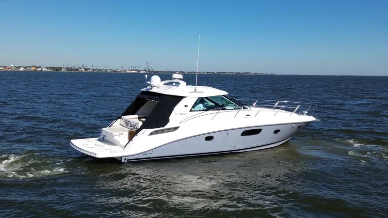 Slide: The Image of 2012 Sea Ray 450 Sundancer Wine Down - 4822228