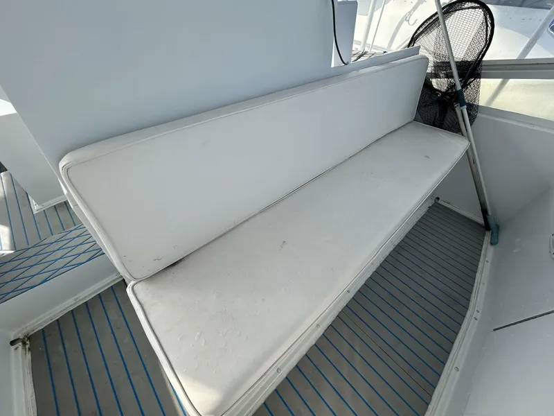 Slide: The Image of 44' Viking fly bridge forward seating - 4822527
