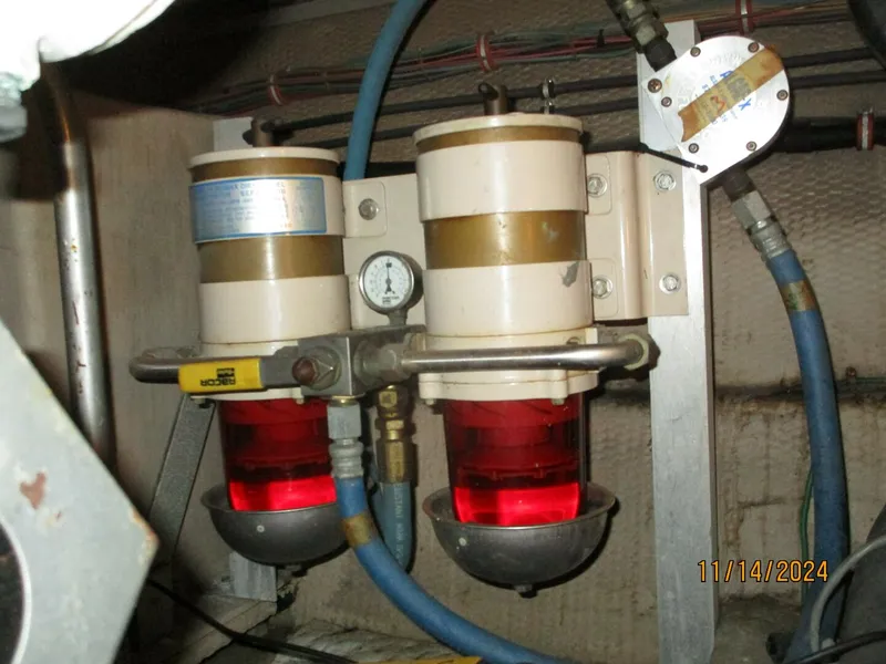 Slide: The Image of 44' Viking pirt Racor fuel filters - 4822580