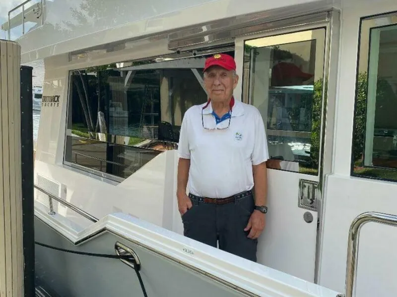 Slide: The Image of I love my Outback 50. Peter Harken, Harken Industries. - 4828137