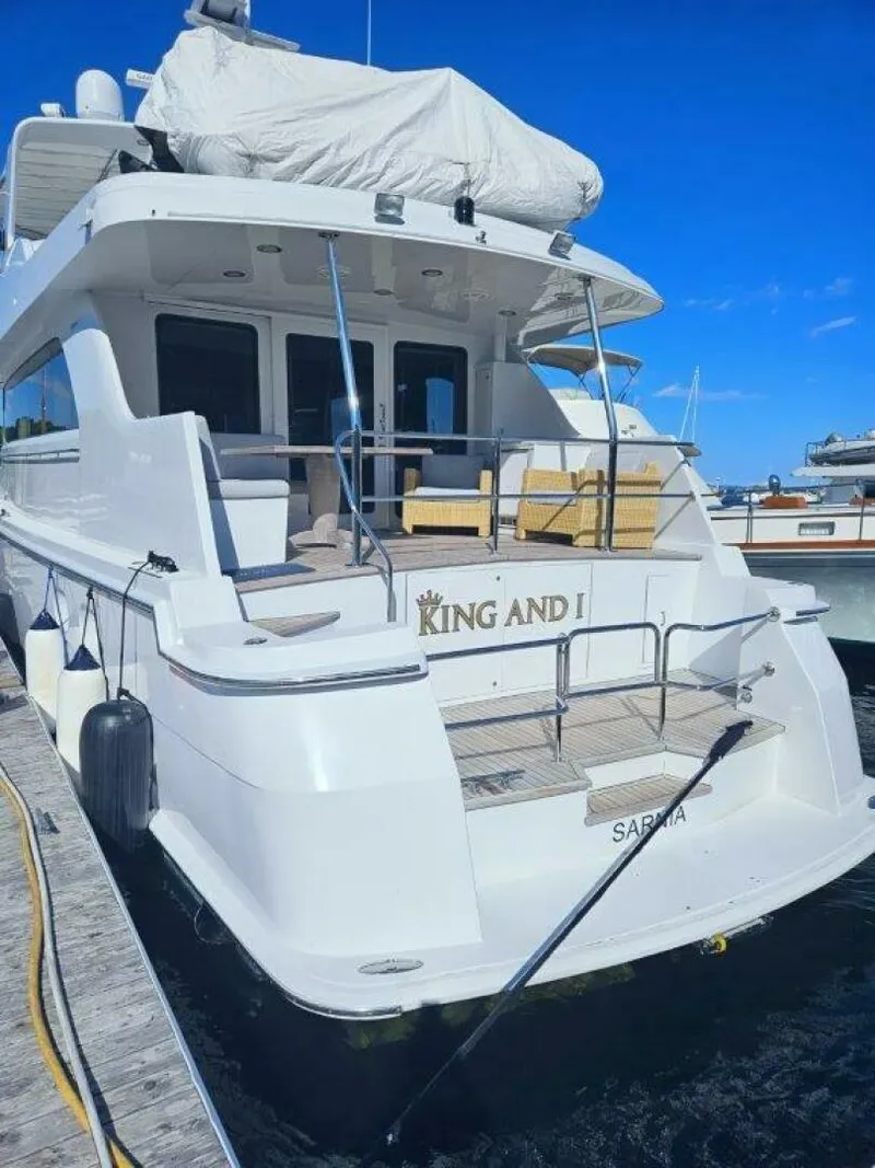 Slide: The Image of Hatteras 75 King and I - Stern 2001 Hatteras 75 King and I - 4855527