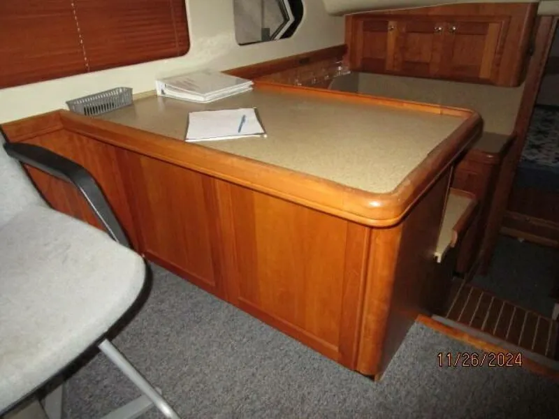 Slide: The Image of 34' Mainship salon port forward - 4856838