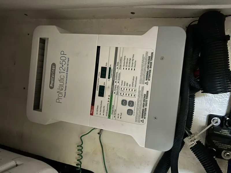 Slide: The Image of 34' Mainship battery charger1 - 4856797