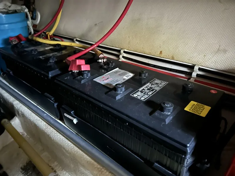 Slide: The Image of 34' Mainship battery bank2 - 4856795